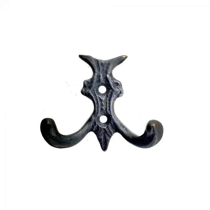 BUĞZ Antika Tarz Dekoratif Pirinç Koç Çiftli Askı - 50x55mm, Oksit