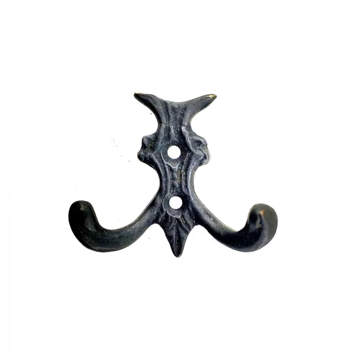 BUĞZ Eco Lounge Antika Tarz Dekoratif Pirinç Koç Çiftli Askı - 50x55mm, Oksit