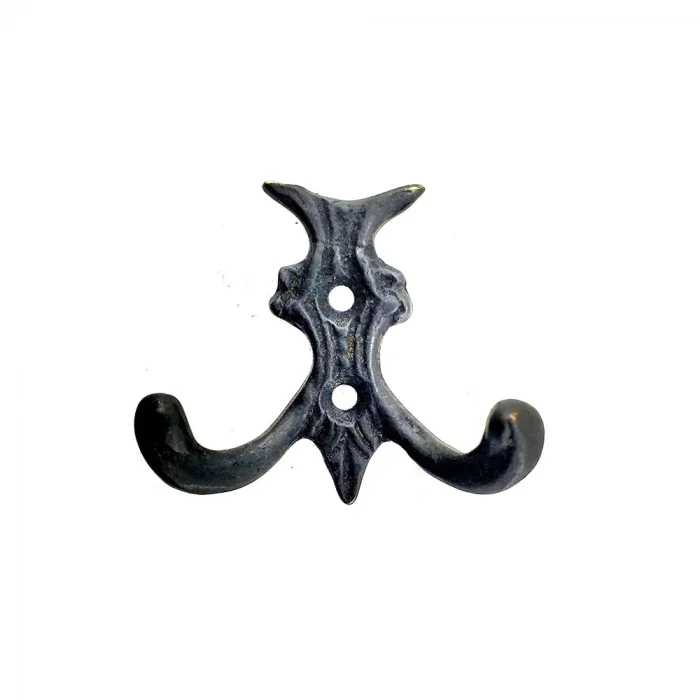 BUĞZ Antika Tarz Dekoratif Pirinç Koç Çiftli Askı - 50x55mm, Oksit