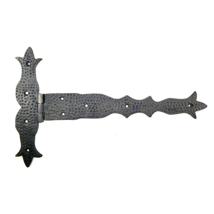 BUĞZ Antika Tarz Dekoratif Pirinç Kuyruklu Dövme Menteşe - 251x393 Mm, Oksit