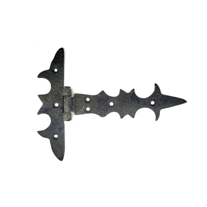 BUĞZ Antika Tarz Dekoratif Pirinç Kuyruklu Lale Menteşe - 147x193 Mm, Oksit