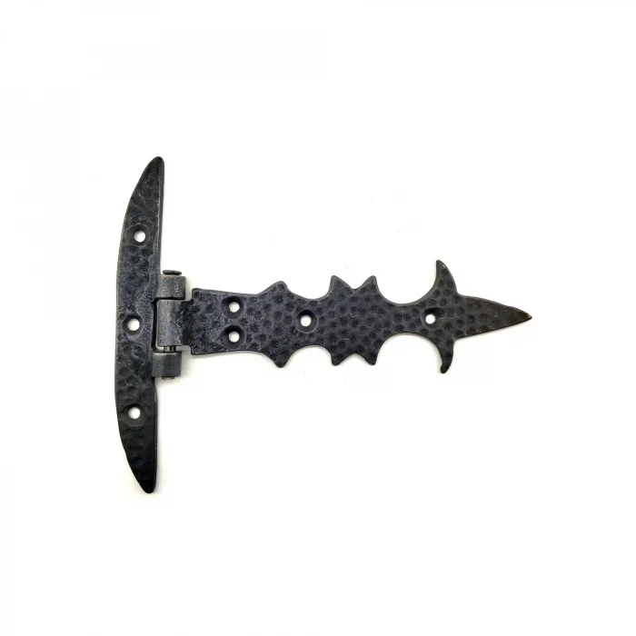 BUĞZ Antika Tarz Dekoratif Pirinç Kuyruklu Lale Menteşe - Dar Kasa, Oksit