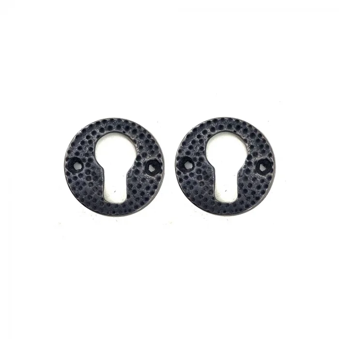 BUĞZ Antika Tarz Dekoratif Pirinç Oda Kilit Rozeti - 49mm, Oksit