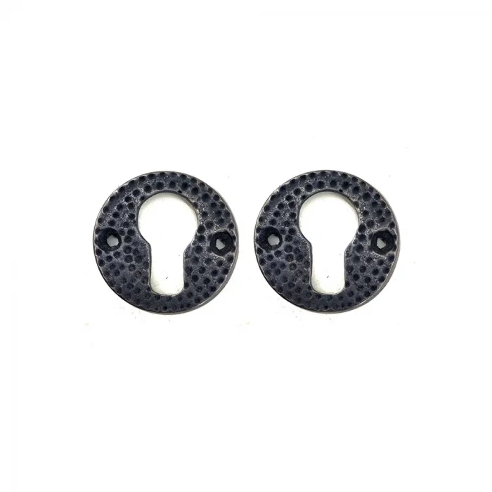 BUĞZ Antika Tarz Dekoratif Pirinç Oda Kilit Rozeti - 49mm, Oksit