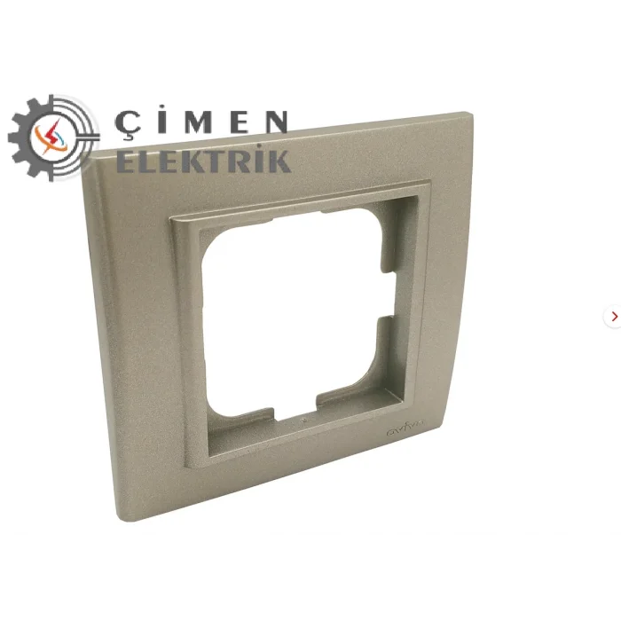  Antrasit Tekli Çerçeve - Priz ve Anahtar İçin Uyumlu Çerçeve