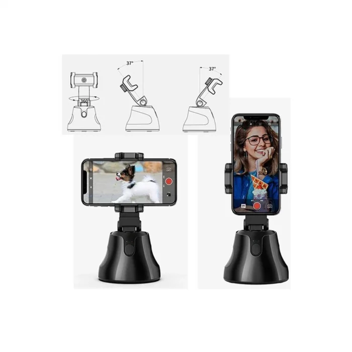 BUĞZ Apai Genie 360 Derece Takip Etme Özellikli Selfie Gimbal - Siyah