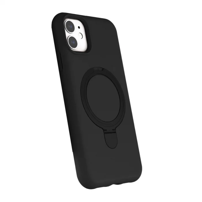 BUĞZ İphone 11 Regal Magsafe Standlı Kapak - Siyah