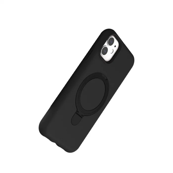 BUĞZ İphone 11 Regal Magsafe Standlı Kapak - Siyah