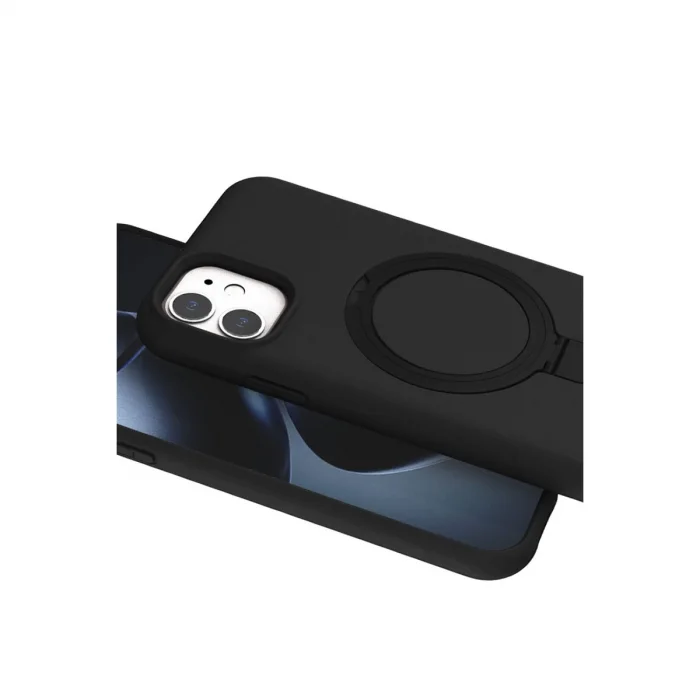 BUĞZ İphone 11 Regal Magsafe Standlı Kapak - Siyah