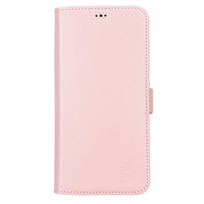  Apple iPhone 13 Pro Max Uyumlu Deri Cüzdanlı Kılıf Toz Pembe