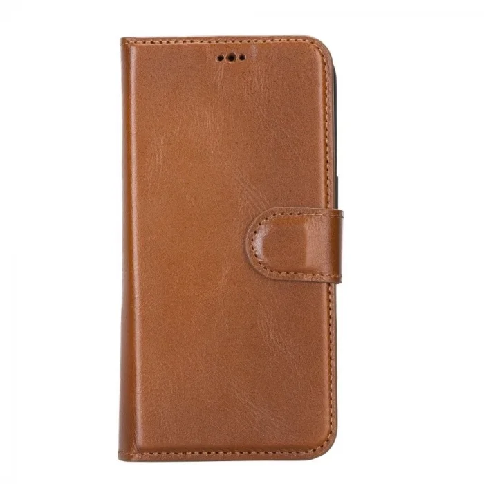  Apple iPhone 14 Pro Uyumlu Deri Cüzdanlı Kılıf MWWN RST2EF Taba