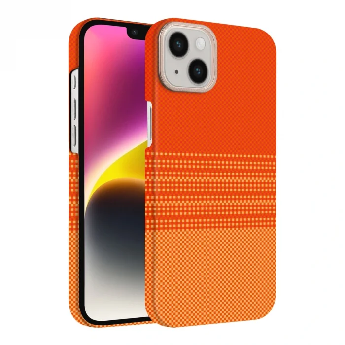 BUĞZ İphone 14 Vega Magsafe Kapak - Sarı