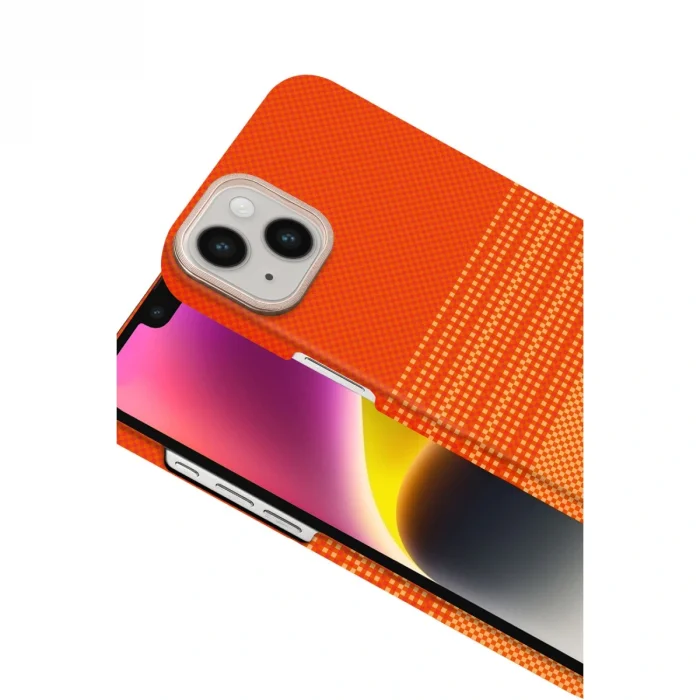 BUĞZ İphone 14 Vega Magsafe Kapak - Sarı