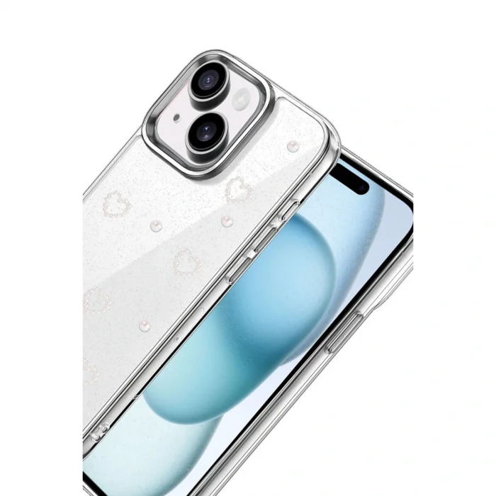 BUĞZ İphone 15 Plus Fiyonk Desenli Kapak - Desen 10