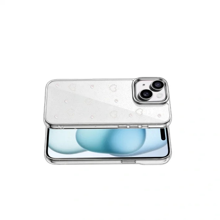 BUĞZ İphone 15 Plus Fiyonk Desenli Kapak - Desen 10