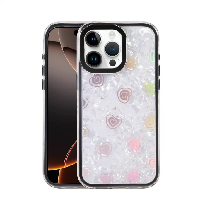 BUĞZ İphone 15 Pro Lumi Desenli Kapak - Siyah