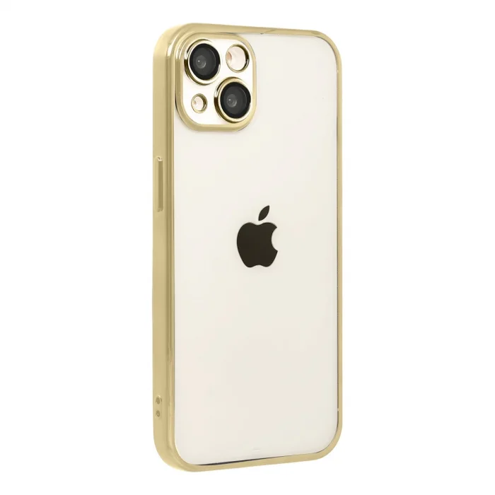 BUĞZ İphone 15 Razer Lensli Silikon - Gold