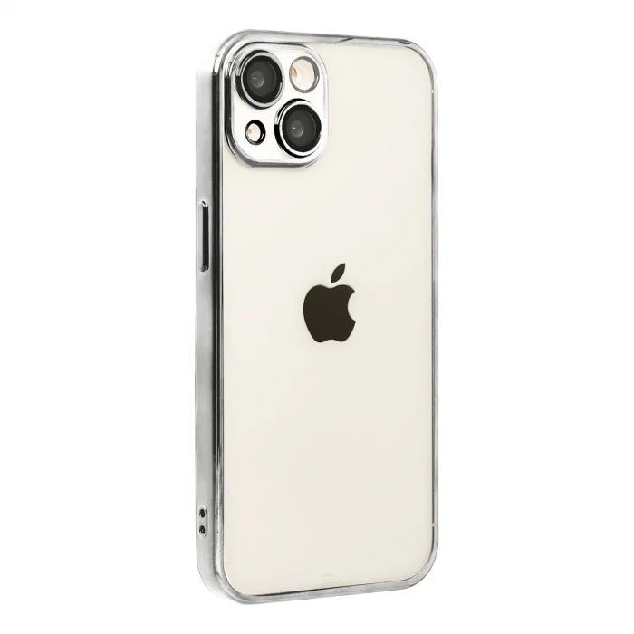 BUĞZ İphone 15 Razer Lensli Silikon - Titan Gri