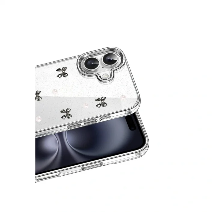 BUĞZ İphone 16 Fiyonk Desenli Kapak - Desen 8