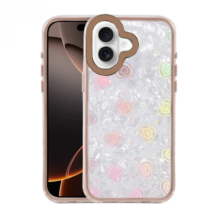 BUĞZ İphone 16 Lumi Desenli Kapak - Çöl Titanyum