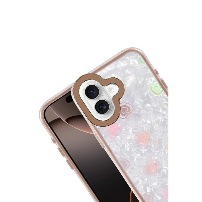 BUĞZ İphone 16 Lumi Desenli Kapak - Çöl Titanyum