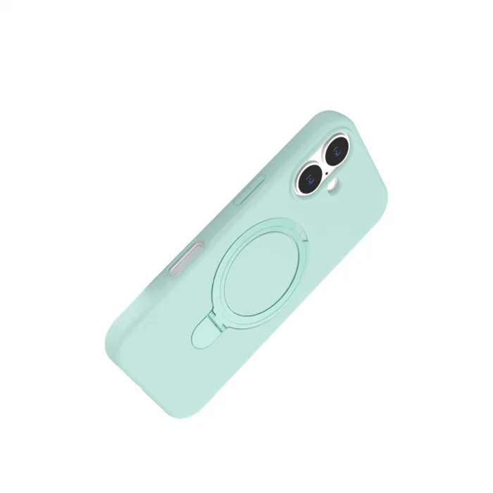 BUĞZ İphone 16 Plus Regal Magsafe Standlı Kapak - Su Yeşili