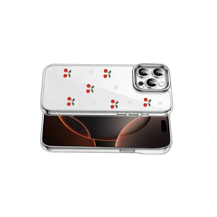 BUĞZ İphone 16 Pro Fiyonk Desenli Kapak - Desen 9