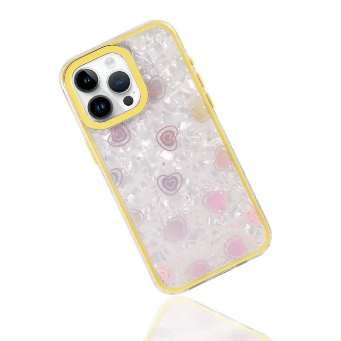 BUĞZ İphone 16 Pro Max Lumi Desenli Kapak - Sarı