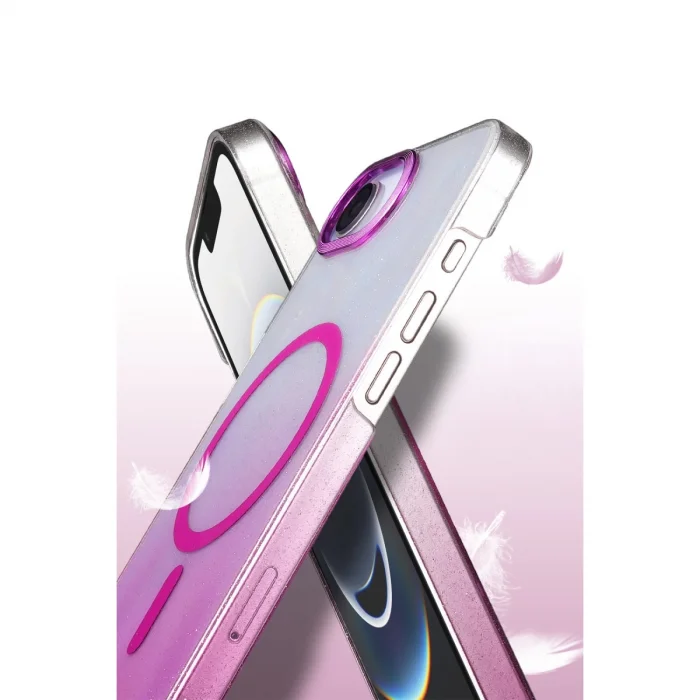 BUĞZ İphone 16e Glossy Magsafe Kapak - Pembe