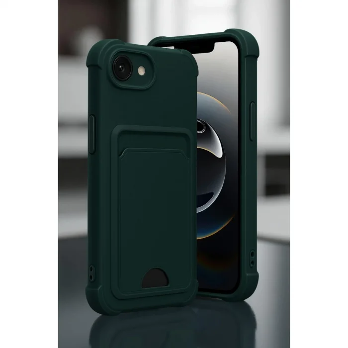 BUĞZ İphone 16e Kelvin Kartvizitli Silikon - Siyah