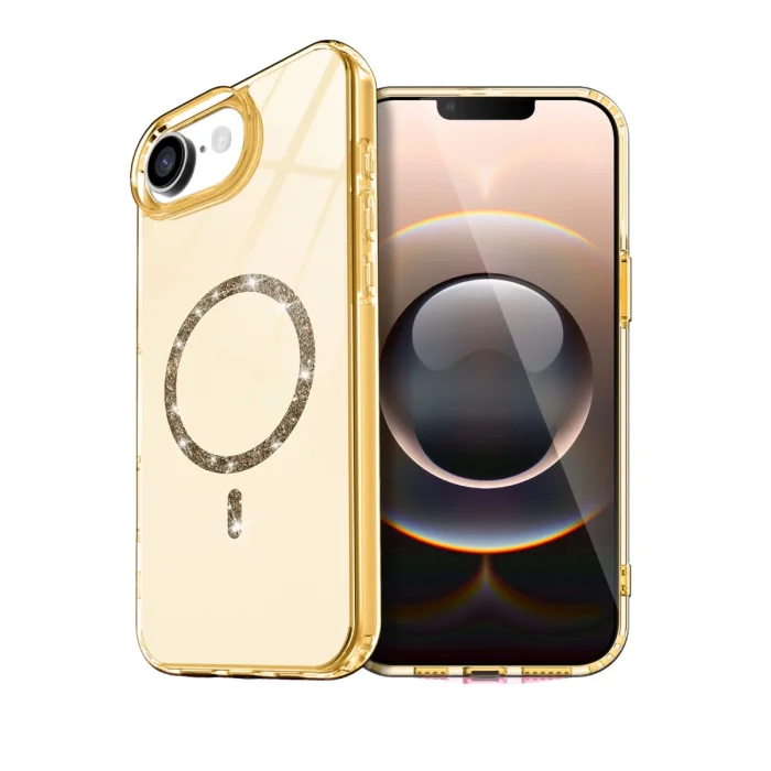 BUĞZ İphone 16e Live Diamond Magsafe Kapak - Sarı