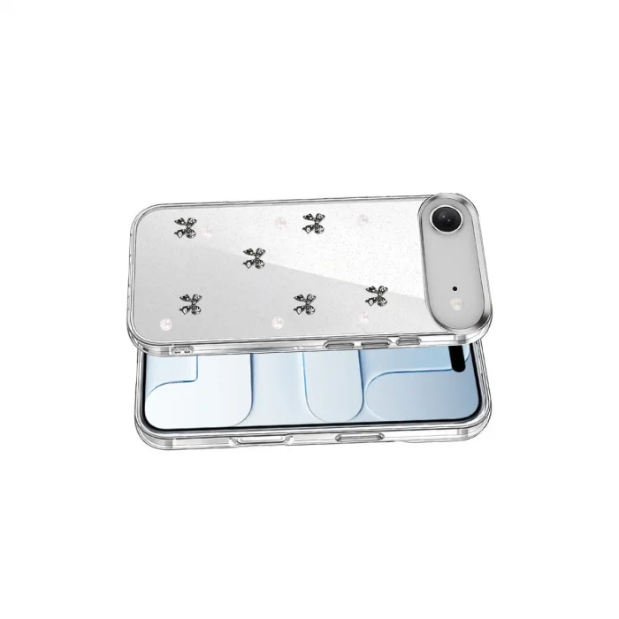 BUĞZ İphone 17 Air Fiyonk Desenli Kapak - Desen 8