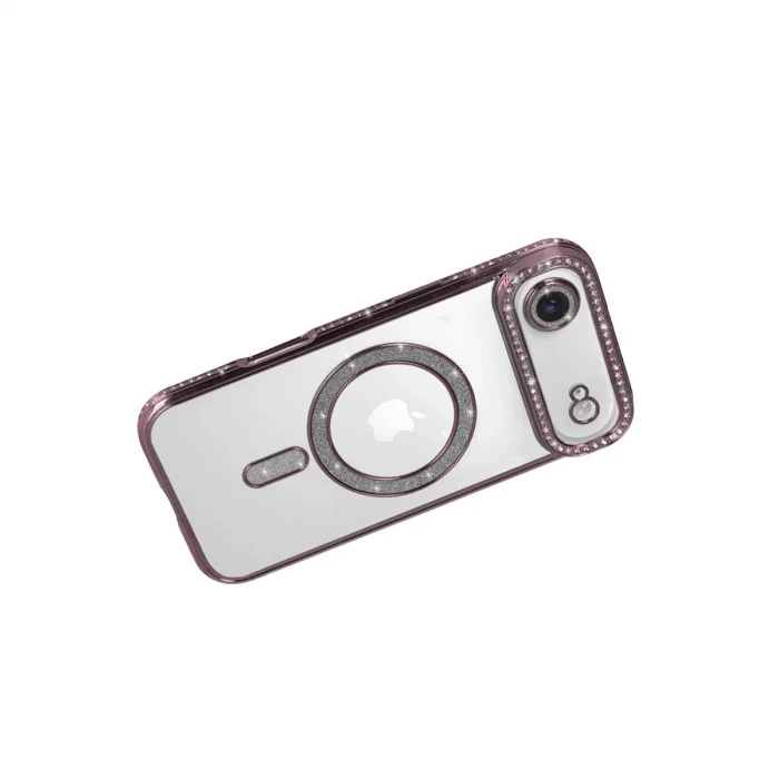 BUĞZ İphone 17 Air Joke Simli Magneticsafe Kılıf - Pembe