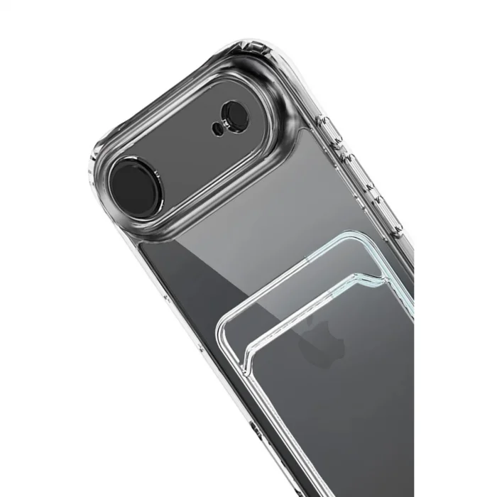 BUĞZ İphone 17 Air Kart Şeffaf Silikon - Şeffaf