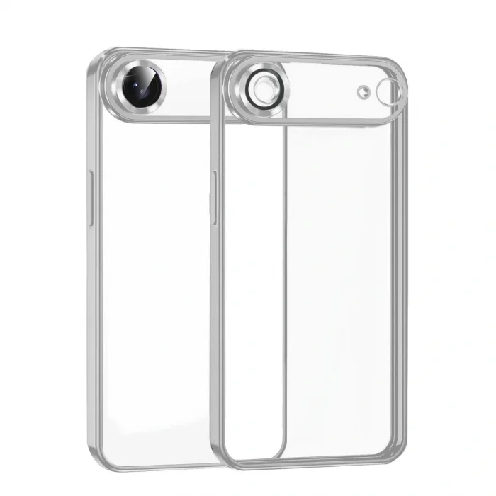 BUĞZ İphone 17 Air Razer Lensli Silikon - Gümüş