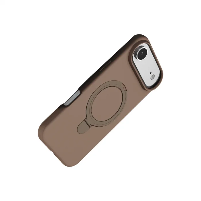 BUĞZ İphone 17 Air Regal Magsafe Standlı Kapak - Çöl Titanyum