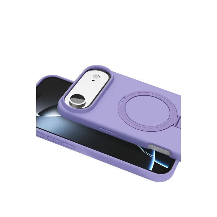 BUĞZ İphone 17 Air Regal Magsafe Standlı Kapak - Lila