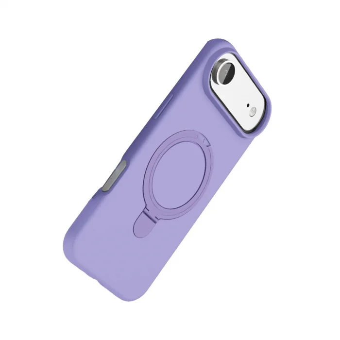 BUĞZ İphone 17 Air Regal Magsafe Standlı Kapak - Lila