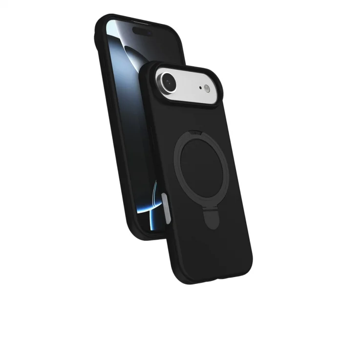 BUĞZ İphone 17 Air Regal Magsafe Standlı Kapak - Siyah