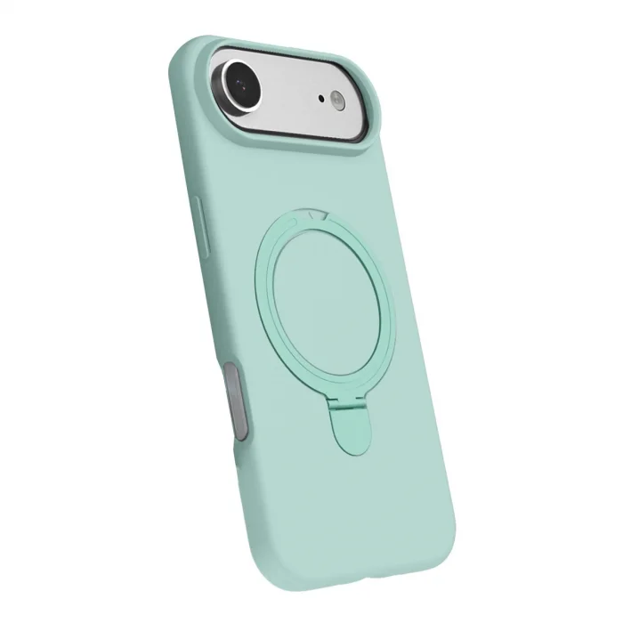 BUĞZ İphone 17 Air Regal Magsafe Standlı Kapak - Su Yeşili