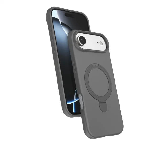 BUĞZ İphone 17 Air Regal Magsafe Standlı Kapak - Titan Gri