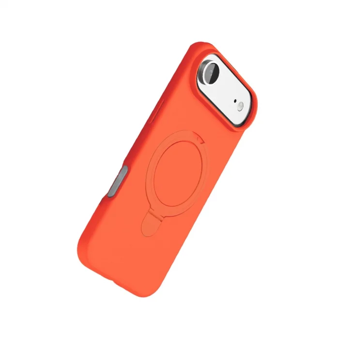 BUĞZ İphone 17 Air Regal Magsafe Standlı Kapak - Turuncu