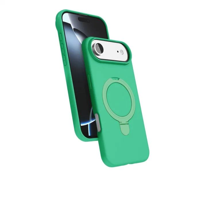 BUĞZ İphone 17 Air Regal Magsafe Standlı Kapak - Yeşil
