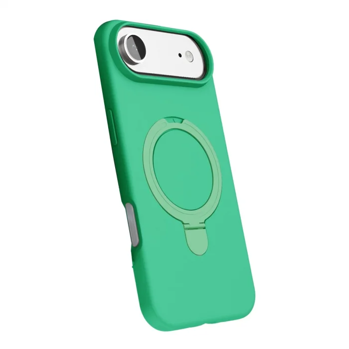 BUĞZ İphone 17 Air Regal Magsafe Standlı Kapak - Yeşil