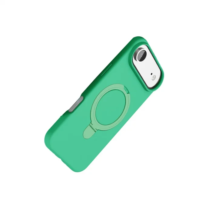 BUĞZ İphone 17 Air Regal Magsafe Standlı Kapak - Yeşil