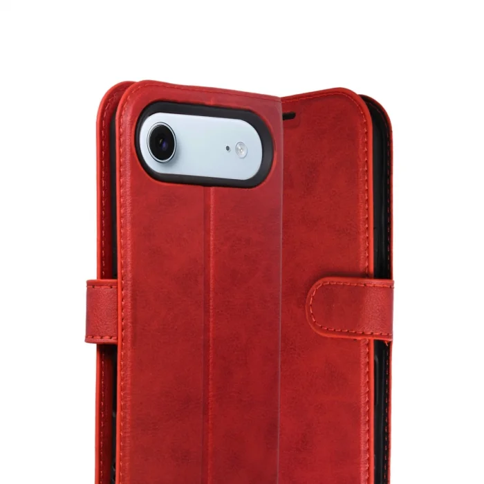 BUĞZ İphone 17 Air Trend S Plus Kapaklı Kılıf - Kırmızı