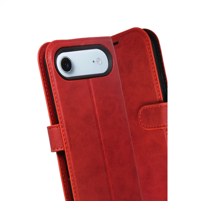 BUĞZ İphone 17 Air Trend S Plus Kapaklı Kılıf - Kırmızı