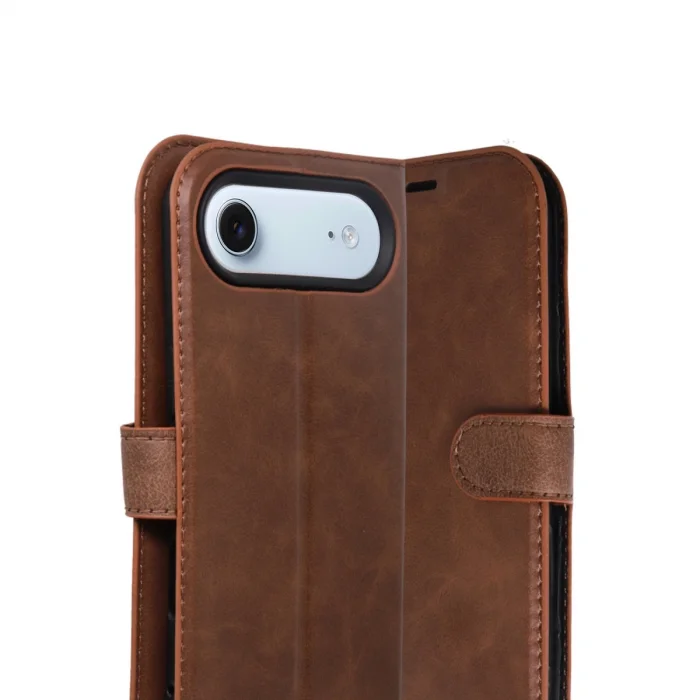 BUĞZ İphone 17 Air Trend S Plus Kapaklı Kılıf - Taba