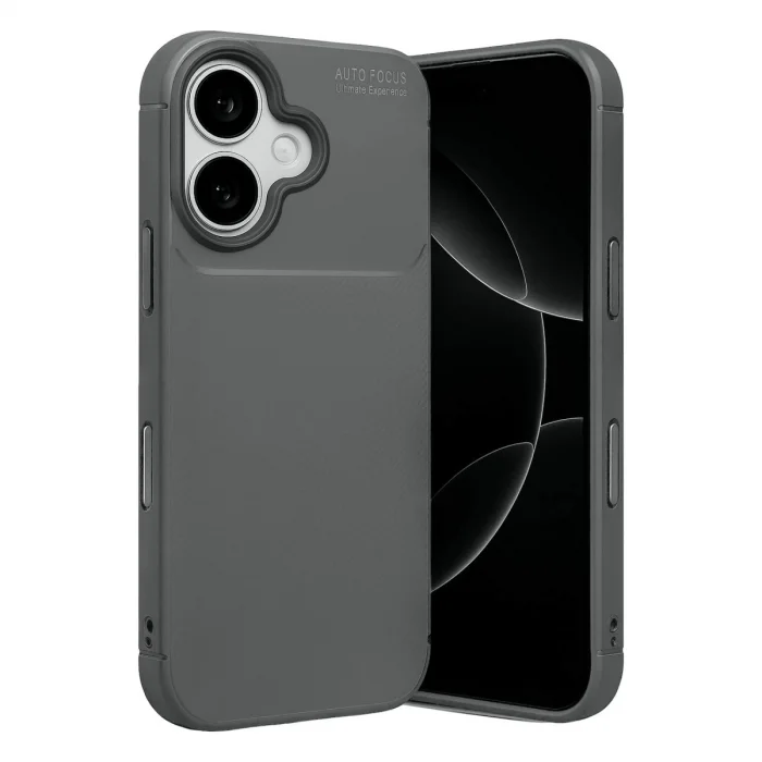 BUĞZ İphone 17 Auto Focus Karbon Kapak - Gri