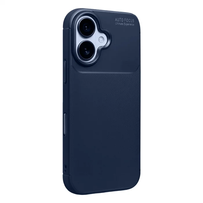 BUĞZ İphone 17 Auto Focus Karbon Kapak - Lacivert